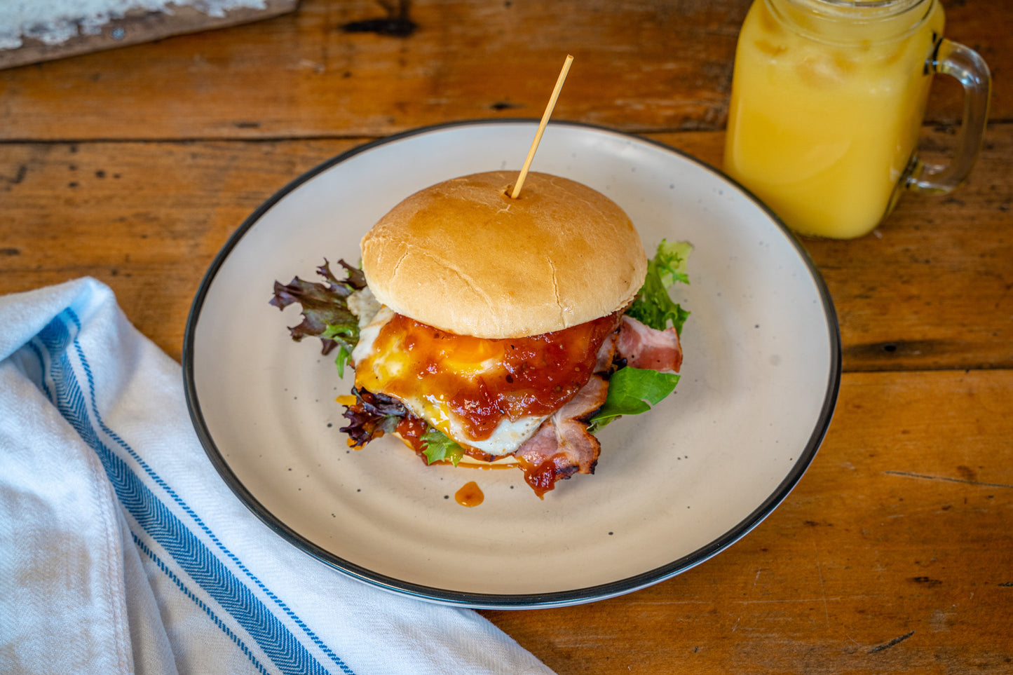 Bacon and Egg Burger